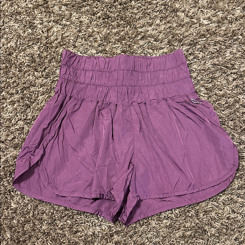 Free People Movement The Way Home Shorts Purple Small